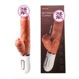 Hàng Nội Địa Cao Cấp - Dương Vật Giả Detonate Climax Cầm Tay Xoay Thụt Sưởi Ấm Tự Động Lưỡi Liếm WISTONE - chất liệu mềm