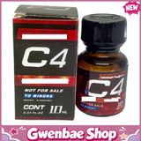 Chai Hít Tăng Khoái Cảm Kích Thích Bao Phê Popper C4 Đỏ Chai Ngắn Có Hộp 10ml Phiên Bản Giới Hạn - Gwenshop Chính Hãng