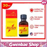 Chai Hít Kích Thích Bao Phê Tăng Khoái Cảm Popper Rush Vàng 30ml Chính Hãng Phiên Bản Giới Hạn - Gwenshop Chính Hãng