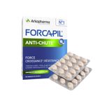 Bản Nhập Khẩu Cao Cấp - Viên Hỗ Trợ Arkopharma Forcapil Anti Chute - Hỗ Trợ Giảm Rụng Tóc, Dinh Dưỡng Tóc Khỏe Mạnh, Chă