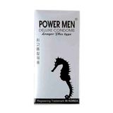 Hàng Chuẩn Nhập Khẩu - Bao Su Cao Cấp Cá Ngựa Bạc Power Men Longer Plus - ôm sát cảm giác thật, giao hàng kín đáo
