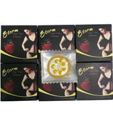 Hàng Chuẩn Nhập Khẩu - Bao Su Cao Cấp 7 Bi To Tăng Kích Thích Nữ Storm Strawberry Hộp 10 Chiếc mẫu 2 Long Time Condoms -