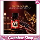 Chai Hít Tăng Khoái Cảm Bao Phê Kích Thích tăng khoái cảm Popper PWD USA Strenge Raw - Chai 10ml - Gwenshop Chính Hãng