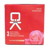Phiên Bản Chính Hãng - Bao Su Cao Cấp OKHQ - Không mùi, mỏng trơn hộp 3 cái - ôm sát cảm giác thật, giao hàng kín đáo