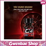 Chai Hít Kích Thích Tăng Khoái Cảm Bao Phê tăng khoái cảm Popper PWD USA C4 Red - Chai 10ml - Gwenshop Chính Hãng