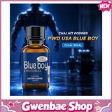 Chai Hít Kích Thích Bao Phê Tăng Khoái Cảm tăng khoái cảm Popper PWD USA Blue Boy - Chai 30ml - Gwenshop Chính Hãng