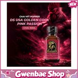 Chai Hít Kích Thích Bao Phê Tăng Khoái Cảm tăng khoái cảm Popper DS USA Golden Cock Pink Passion - Chai 30ml - Gwenshop Chính Hãng