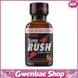 Chai Hít Tăng Khoái Cảm Kích Thích Bao Phê tăng khoái cảm Popper PWD USA Super Rush Black Label - Chai 30ml - Gwenshop Chính Hãng
