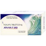Dòng Cao Cấp Chính Hãng - Viên Hỗ Trợ Phái Mạnh T20 Cadila - Vỉ 1 Viên JOVAN T 20 1 Viên nén bao phim - hàng nhập khẩu, 