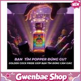 Chai Hít Bao Phê Kích Thích Tăng Khoái Cảm tăng khoái cảm Popper DS USA Golden Cock Pride - Chai 30ml - Gwenshop Chính Hãng