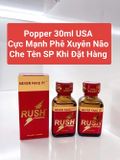Hàng Chuẩn Nhập Khẩu - Dung Dịch Hít Thư Giãn 30ml USA, Hàng , Cực Mạnh, Phê Lâu, Mùi Dịu RUSH - hương dịu, dùng cho cả 