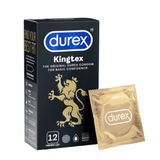 Hàng Nội Địa Cao Cấp - Bao Su Cao Cấp Durex Kingtex Size 49mm Mỏng Trơn Nhiều Gel mẫu 2 12 - ôm sát cảm giác thật, giao 
