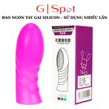 Hàng Chuẩn Nhập Khẩu - Bao Su Cao Cấp Silicon Đeo Ngón Tay Có Gai - Sử Dụng Nhiều Lần mẫu 2 - ôm sát cảm giác thật, giao