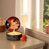 (1 Hộp) Gel Bôi Trơn Nến Massage Shunga Champagne & Strawberry Wine Tan Chảy Cảm Xúc Chính hãng Sẵn Hàng