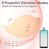Máy rung núm vú có 9 chế độ điều khiển xa dài 11cm sạc điện Sẵn Hàng