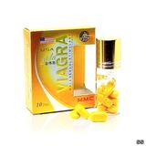 Sản Phẩm Chính Hãng Loại 1 - Viên hỗ trợ nam giới V.i.a.g.r.a.a Gold USA lọ 10 viên MMC 10 viên - hàng nhập khẩu, dùng t