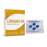 Hàng Chuẩn Nhập Khẩu - Viên hỗ trợ tăng cường sinh lý nam Loragra 100 1 Viên 4 - hàng nhập khẩu, dùng theo hướng dẫn