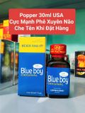 Phiên Bản Chính Hãng - Dung Dịch Hít Thư Giãn 30ml USA, Hàng , Bao Phê Blue boy - hương dịu, dùng cho cả nam và nữ