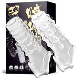 Bản Nhập Khẩu Cao Cấp - Bao Su Cao Cấp Đôn Dên Răng Sói Bộ 2 Chiếc - ôm sát cảm giác thật, giao hàng kín đáo