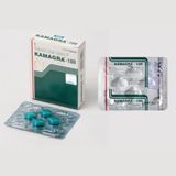 Phiên Bản Chính Hãng - Hộp xanh Ấn 4 viên Kama hỗ trợ phục hồi tốt ở nam Kamaga 100mg, giao hàng kín đáo