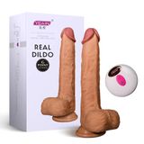 Hàng Nội Địa Cao Cấp - Dương Vật Giả Yeain Real Dildo Gắn Tường Điều Khiển Remote mẫu 2 YEA IN - chất liệu mềm mịn, an t