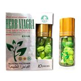 Hàng Nội Địa Cao Cấp - Viên Trợ thảo mộc hỗ trợ kéo dài thời gian, cương dương Herb Viagra Green 10ml - hàng nhập khẩu, 