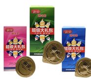 Hàng Chuẩn Nhập Khẩu - Bao Su Cao Cấp Gai Gân Lớn Runbo - Hộp 6 cái mẫu 2 Bao Bo 180ml - ôm sát cảm giác thật, giao hàng