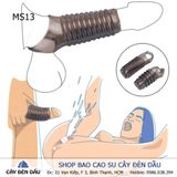 Phiên Bản Chính Hãng - Bao Su Cao Cấp đôn dên khúc giữa có quai đeo chống tuột CÂY ĐÈN DẦU - ôm sát cảm giác thật, giao 