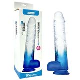 Hàng Nội Địa Cao Cấp - Dương vật silicon trong suốt Meos YEA IN 9.5 inches, giao hàng kín đáo