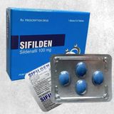 Sản Phẩm Chính Hãng Loại 1 - Hộp 4 Viên Hỗ Trợ Sifilden 100mg Khơi Dậy Bản Năng Đàn Ông 100 mg - hàng nhập khẩu, dùng th