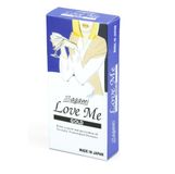 Bản Nhập Khẩu Cao Cấp - Bao Su Cao Cấp Mỏng Trơn Không Mùi Sagami Love Me Gold Nhật Bản H10 - ôm sát cảm giác thật, giao