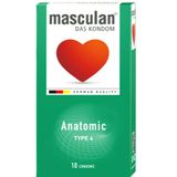 Dòng Cao Cấp Chính Hãng - Bao Su Cao Cấp hương dâu Masculan Anatomic của Đức 10 - ôm sát cảm giác thật, giao hàng kín đá