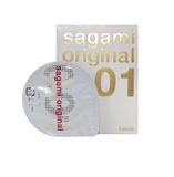 Dòng Cao Cấp Chính Hãng - Bao Su Cao Cấp Sagami Original 0.01 - Siêu Mỏng - Truyền Nhiệt Nhanh 2 pieces - ôm sát cảm giá