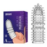 Dòng Cao Cấp Chính Hãng - Bao Su Cao Cấp ngón tay Aichao A-spot 4 - Gai nổi lớn - Hộp 1 cái 4 - ôm sát cảm giác thật, gi