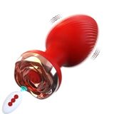 Hàng Chuẩn Nhập Khẩu - Thiết Bị Massage Rose Anal Light Up Cho Nữ Giới Thăng Hoa mẫu 2 không có - nhiều chế độ, sạc pin 