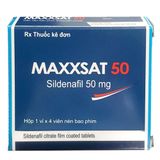 Phiên Bản Chính Hãng - Viên Hỗ Trợ Maxxsat 50mg SDK 1 vỉ x 4 viên - hàng nhập khẩu, dùng theo hướng dẫn