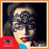 Phiên Bản Chính Hãng - Phụ Kiện Cosplay Dễ Thương Cho Nữ Sexy Gợi Cảm - Mặt Nạ Đen Chuẩn Auth SHIP 10x10cm - chất vải co