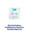 Phiên Bản Chính Hãng - Bao Su Cao Cấp durex hộp 3 cái, giao hàng kín đáo
