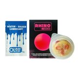 Sản Phẩm Chính Hãng Loại 1 - Bao Su Cao Cấp Rhino Gold Size Nhỏ 49mm Kèm 9 Bi Kèm Gell Bôi Trơn 9-BALL SILICONE CONDOM S