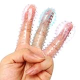 Sản Phẩm Chính Hãng Loại 1 - Bao Su Cao Cấp Đeo Ngón Tay Có Gai Sản phẩm không nhãn - ôm sát cảm giác thật, giao hàng kí