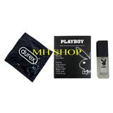 Sản Phẩm Chính Hãng Loại 1 - Combo kéo dài mini tiện lợi Bao Su Cao Cấp durex 1 chiếc tặng lọ xịt anh 5ml playboy mẫu 2 