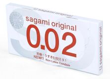 Hàng Nội Địa Cao Cấp - Bao Su Cao Cấp Sagami Original Non Latex Siêu Mỏng 0.02mm - Hộp 2 Cái 0.02 mm - ôm sát cảm giác t