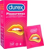 Hàng Chuẩn Nhập Khẩu - Bao Su Cao Cấp Durex Pleasuremax - Hộp 12 Cái 12 pink - ôm sát cảm giác thật, giao hàng kín đáo