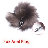 Hàng Chuẩn Nhập Khẩu - Đuôi Cáo Hóa Trang Fox Anal Plug, Cosplay Cửu Vĩ Hồ Đát Kỷ Siêu Kích Thích - chất vải co giãn, tô