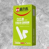 Phiên Bản Chính Hãng - Bao Su Cao Cấp Ngón Tay Beilile QQ Aloe Tinh Chất Nha Đam Siêu Mướt, Kích Thích Điểm G Mềm Mại, T