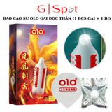 Phiên Bản Chính Hãng - Bao Su Cao Cấp OLO Gai Dọc Thân , Bcs Siêu Mỏng 0.03mm 2 chi - ôm sát cảm giác thật, giao hàng kí