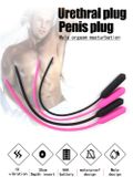 Hàng Chuẩn Nhập Khẩu - Cây thông lỗ tiểu có rung, dễ sử dụng, mẫu 2 Male orgasm masturbation 35cm depth insert - nhiều c