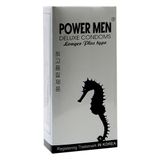 Sản Phẩm Chính Hãng Loại 1 - Bao Su Cao Cấp Lâu Ra Có Gai Power Men Longer Plus Type - 12s DELUXE CONDOMS - ôm sát cảm g