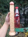 Hàng Chuẩn Nhập Khẩu - Dương vật giả silicon cao cấp dài 35cm, STING 500ml - chất liệu mềm mịn, an toàn cho da