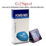 Dòng Cao Cấp Chính Hãng - Bao Su Cao Cấp Lâu Ra Power Men Viara Trắng Siêu Mỏng Nhiều Gel Kéo Dài Thời Gian - Hộp 12 Cái
